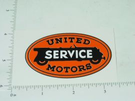 3" Wide United Motor Service Sticker