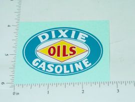 2.5" Wide Dixie Gas Oval Sticker