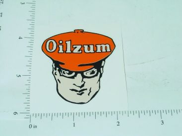 2" Wide Oilzum Motor Oil Head Sticker Main Image