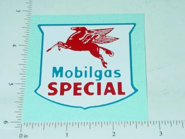 2.5" Wide Mobilgas Special Sticker Main Image