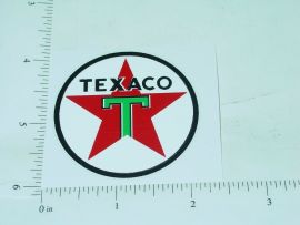 2" Texaco Gasoline Round Sticker