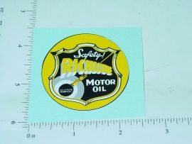 2" Wide Richlube Motor Oil Sticker