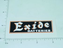 3" Wide Exide Batteries Sticker