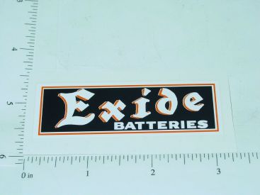 3" Wide Exide Batteries Sticker Main Image