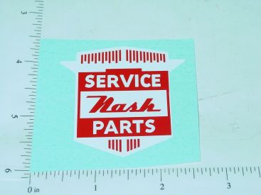 2" Wide Nash Service Parts Sticker Main Image