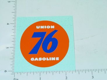 2" Round Union 76 Gasoline Sticker Main Image