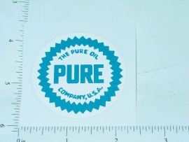 2" Round Pure Oil Sticker