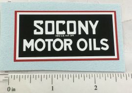 2.5" Wide Socony Motor Oils Sticker