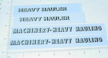 All American Heavy Hauler Semi Trailer 2 Pair Stickers Set Main Image