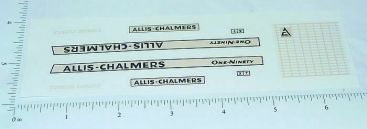 Allis Chalmers 190XT Tractor 1:16 Sticker Set Main Image