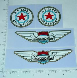 American Flyer Monoplane Replacement Sticker Set