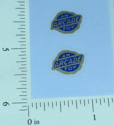 Pair Navy/Gold Arcade Toys Vehicle Stickers Main Image