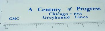 Arcade Cast Iron 1933 Chicago Century of Progress Toy Sticker Main Image