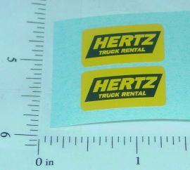 Barclay Hertz Van Diecats Toy Sticker Pair