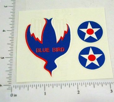 Buffalo Toys Bluebird Land Speed Car Stickers Main Image