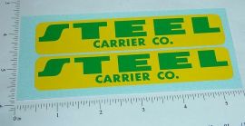 Pair Buckeye Steel Company Semi Truck Sticker Set