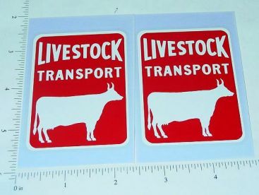 Pair Buckeye/Dunwell Cattle Livestock Trlr Stickers Main Image