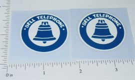 Pair Buddy L Bell Telephone Truck Sticker Set