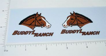 Pair Buddy L Ranch Truck Replacement Sticker Set Main Image