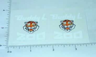 Pair Buddy L Zoo Truck Replacement Stickers Main Image