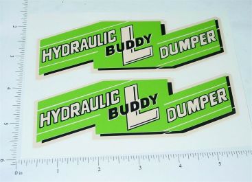 Pair Buddy L Hydraulic Dumper Large Sticker Set Main Image