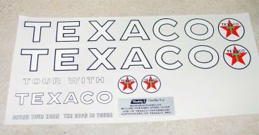 Buddy L Texaco Tanker Semi Sticker Set Main Image