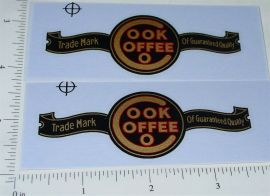 Pair Buddy L Cook Coffee Delivery Van Stickers