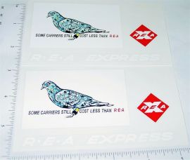 Pair Buddy L REA Express Van Sticker Set