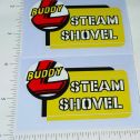 Pair Buddy L Steam Shovel Const Vehicle Stickers Main Image