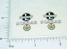 Pair Buddy L Scarab Mystery Car Door Stickers