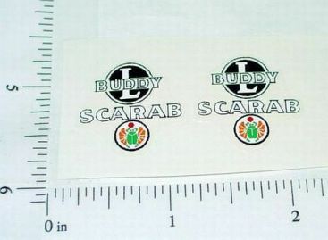 Pair Buddy L Scarab Mystery Car Door Stickers Main Image