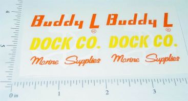 Buddy L Dock Company Truck Sticker Pair Main Image