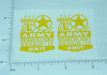 Pair Buddy L Searchlight Repair It Unit Stickers Main Image