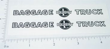 Pair Buddy L Baggage Truck Sticker Set Main Image