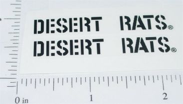 Buddy L Desert Rats Colt Jeep Sticker Pair Main Image