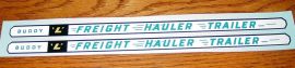 Pair Buddy L GMC Freight Hauler Trailer Stickers