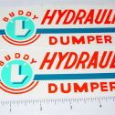 Pair Buddy L Hydraulic Dumper Truck Sticker Set Main Image