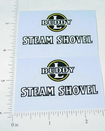 Pair Buddy L Steam Shovel Style 2 Sticker Set Main Image