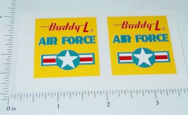 Pair Buddy L US Air Force Troop Truck Stickers Main Image