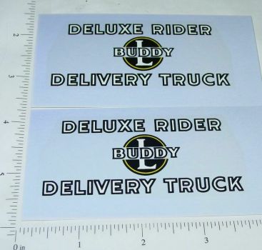 Pair Buddy L Deluxe Rider Delivery Truck Stickers Main Image