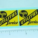 Pair Buddy L Utilities Service Truck Stickers Main Image