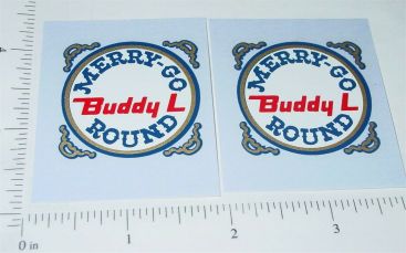 Pair Buddy L Merry Go Round Truck Sticker Set Main Image