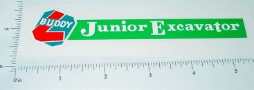 Buddy L Junior Excavator Replacement Sticker Main Image