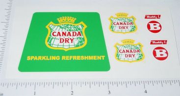 Buddy L Canada Dry Delivery Truck Sticker Set Main Image