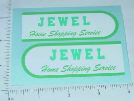 Buddy L Jewel Stores Step Van Sticker Pair Set