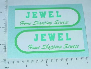Buddy L Jewel Stores Step Van Sticker Pair Set Main Image