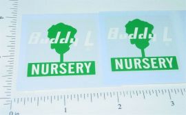 Pair Buddy L GMC Nursery Truck Replacement Sticker Set