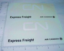 Pair Buddy L CN Freight Transport Van Sticker Set