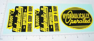 Buddy L Hyd Operated Scoop N Dump Sticker Set Main Image