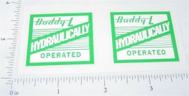 Pair Buddy L Hydraulically Operated Truck Stickers